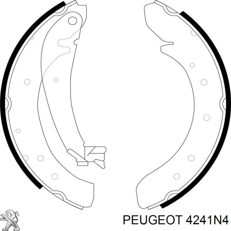 Тормоза рабочие задние ножные и тормозные барабаны Peugeot/Citroen 4241N4 цена, от 31.72 USD