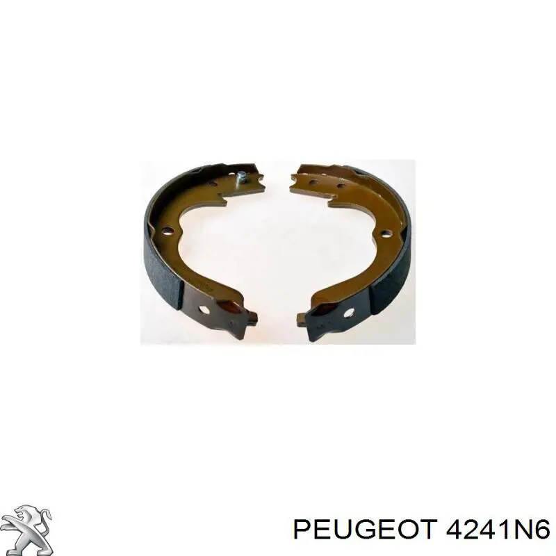 4241N6 Peugeot/Citroen Тормозные колодки ручника