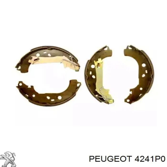 4241P0 Peugeot/Citroen колодки тормозные задние барабанные