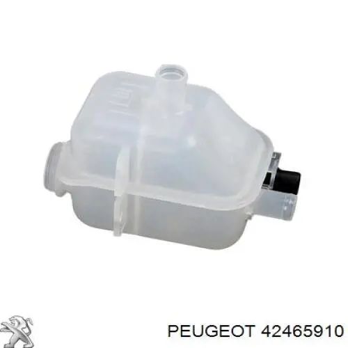 Купить 42465910 Peugeot/Citroen Диффузор вентилятора в сборе с мотором и крыльчаткой