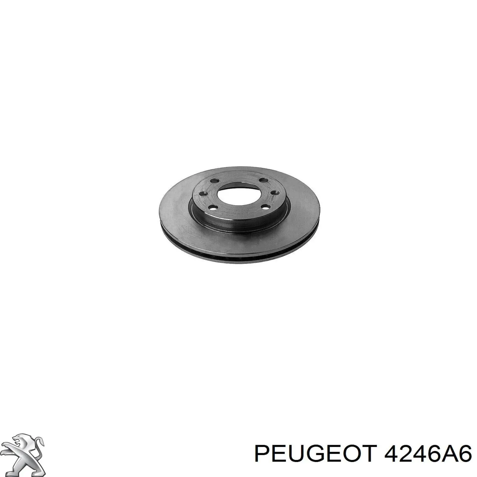 4246A6 Peugeot/Citroen диск тормозной передний