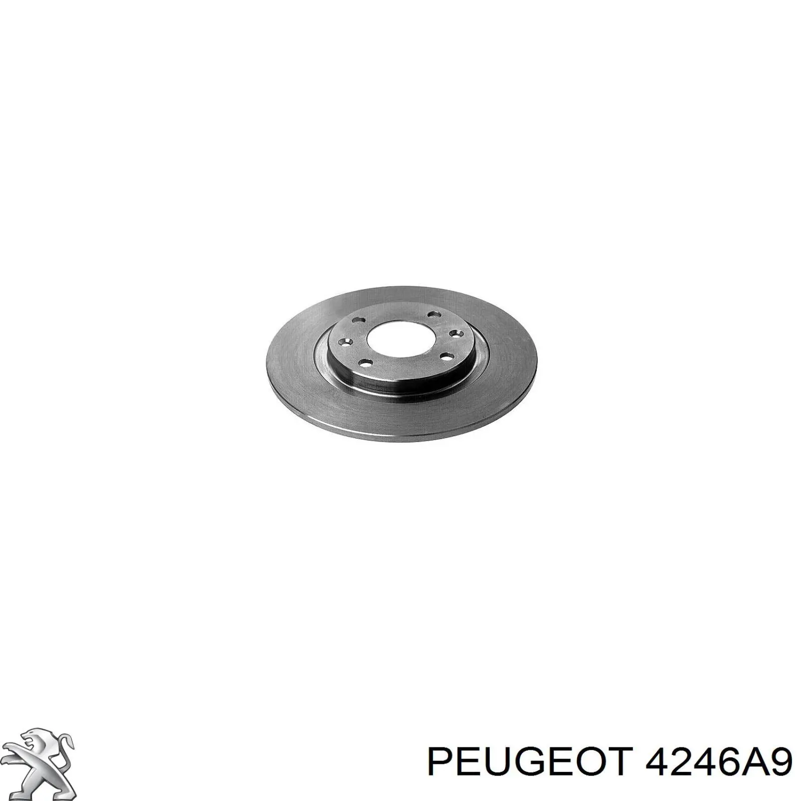 4246A9 Peugeot/Citroen диск тормозной передний