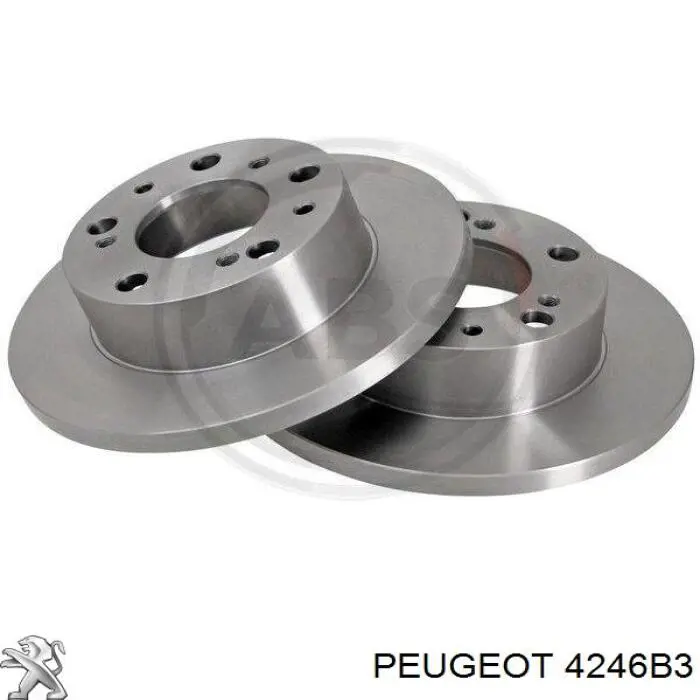 4246B3 Peugeot/Citroen Диск тормозной передний