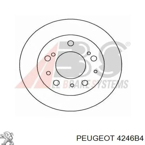 Купить 4246B4 Peugeot/Citroen Ротор тормозной