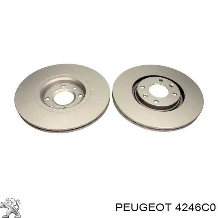 4246C0 Peugeot/Citroen диск тормозной передний