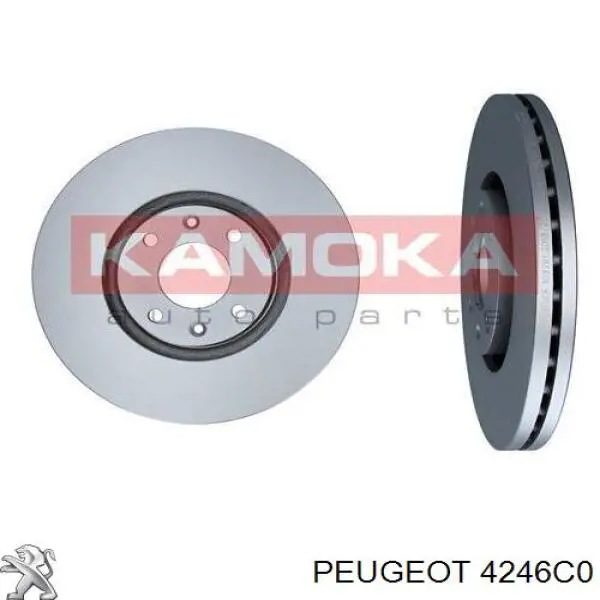 Тормоз дисковый передний Peugeot/Citroen 4246C0 цена, от 47.38 USD