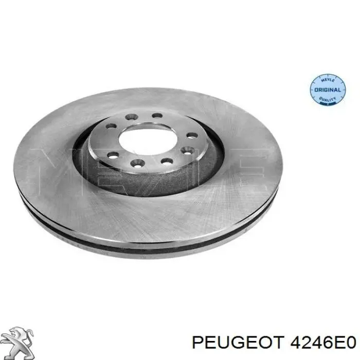 4246E0 Peugeot/Citroen диск тормозной передний