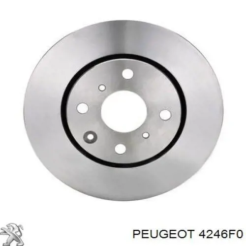 4246F0 Peugeot/Citroen передние тормозные диски