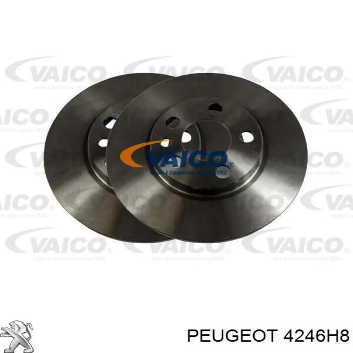 4246H8 Peugeot/Citroen Диск тормозной передний