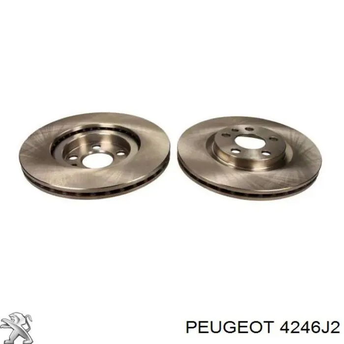 4246J2 Peugeot/Citroen Диск тормозной передний