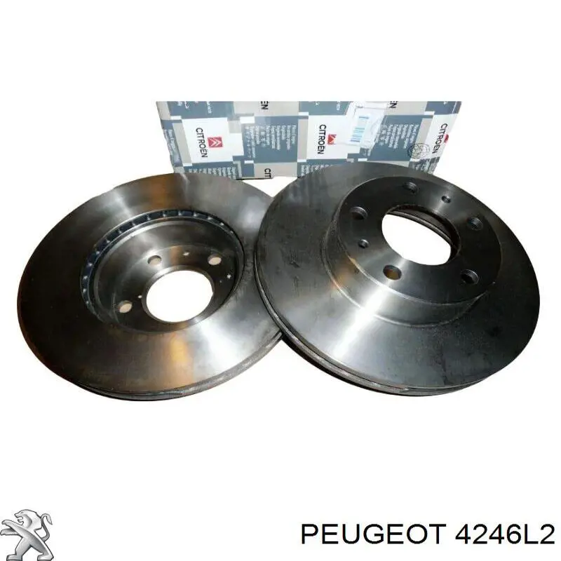 Передние тормозные диски 4246L2 Peugeot/Citroen