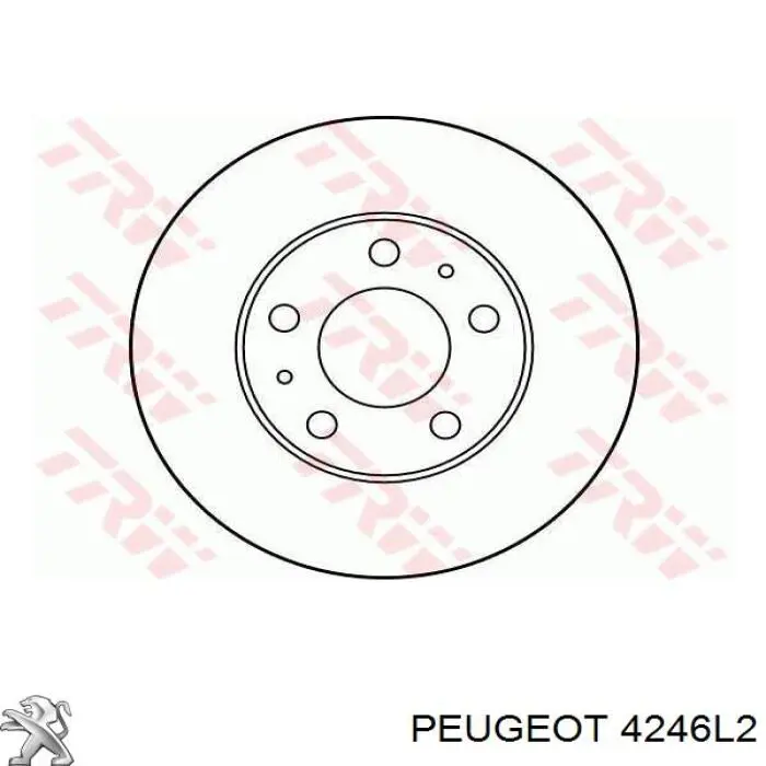 4246L2 Peugeot/Citroen диск тормозной передний