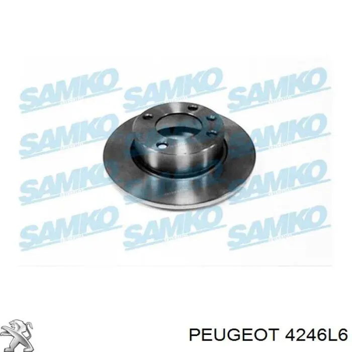 4246L6 Peugeot/Citroen Дисковый тормоз