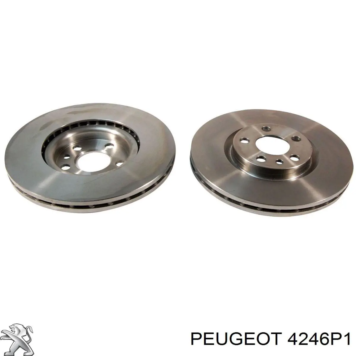 Передние тормозные диски 4246P1 Peugeot/Citroen