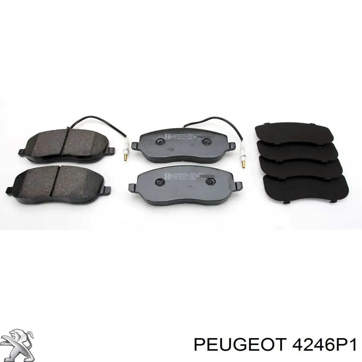 Передний тормозной диск Peugeot/Citroen 4246P1