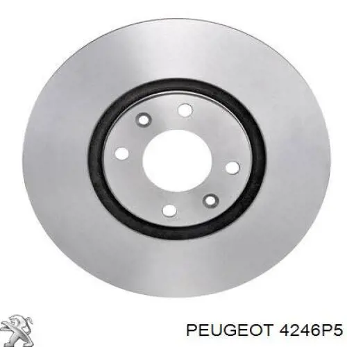 4246P5 Peugeot/Citroen диск тормозной передний