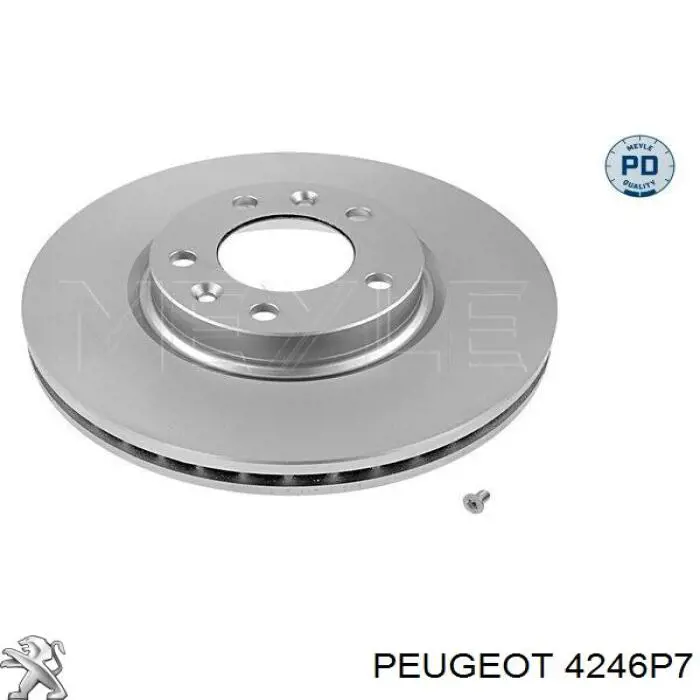 Тормоз дисковый передний Peugeot/Citroen 4246P7 цена, от 40.41 USD