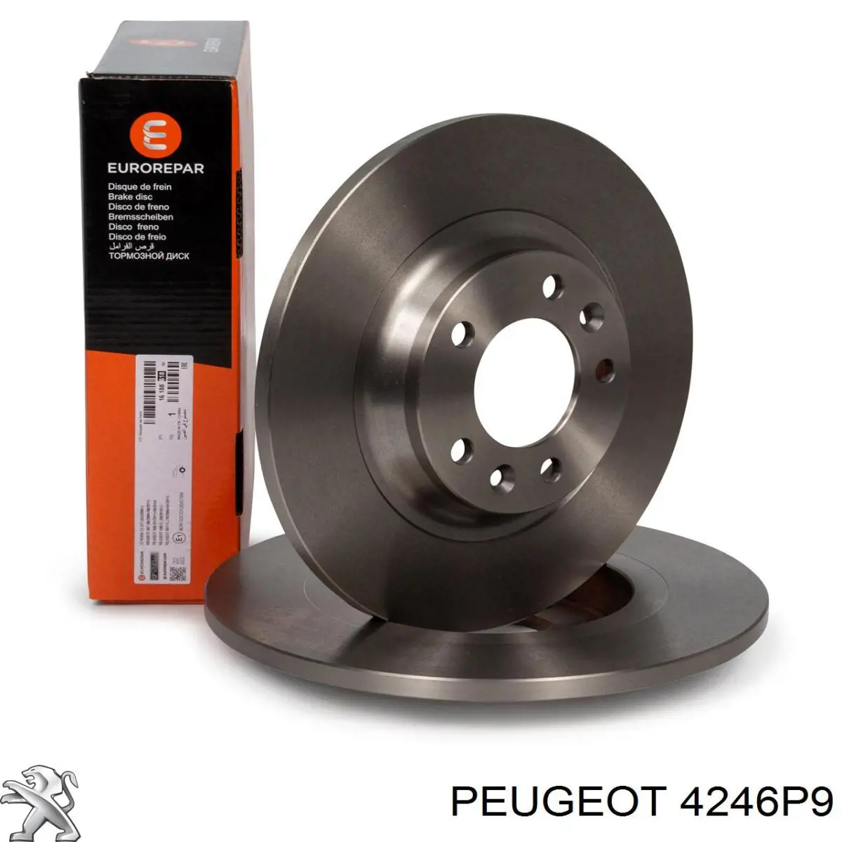 4246P9 Peugeot/Citroen диск тормозной задний