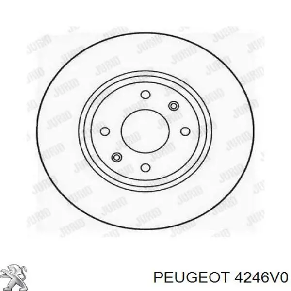 Тормоз дисковый передний Peugeot/Citroen 4246V0 цена, от 31.82 USD
