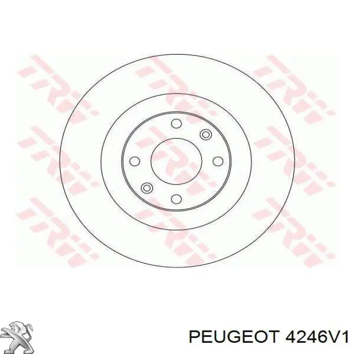 Передние тормозные диски 4246V1 Peugeot/Citroen