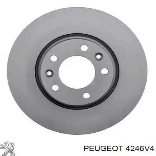 Передние тормозные диски 4246V4 Peugeot/Citroen