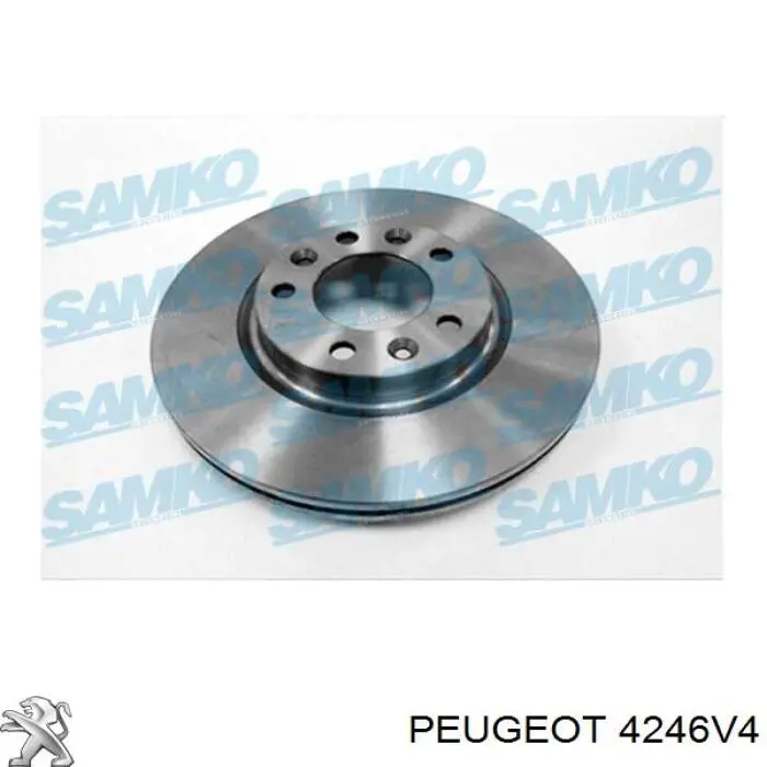 Купить 4246V4 Peugeot/Citroen Ротор тормозной