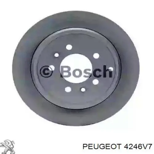 Купить 4246V7 Peugeot/Citroen Диск тормозной задний
