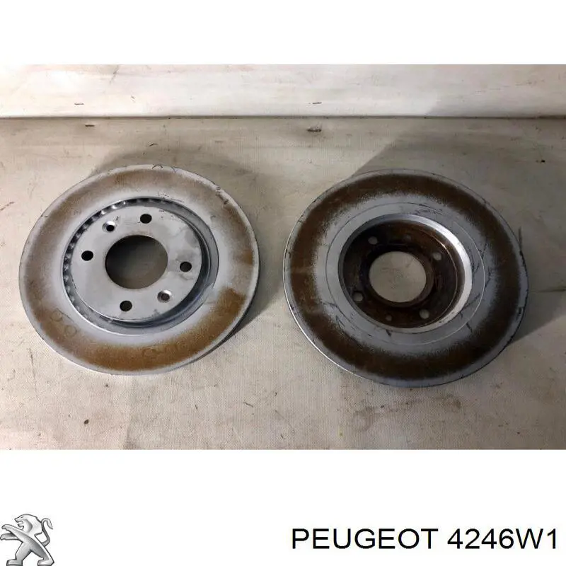 Compre 4246W1 Peugeot/Citroen Disco do freio dianteiro