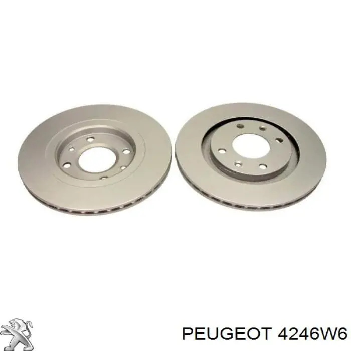 4246W6 Peugeot/Citroen диск тормозной передний