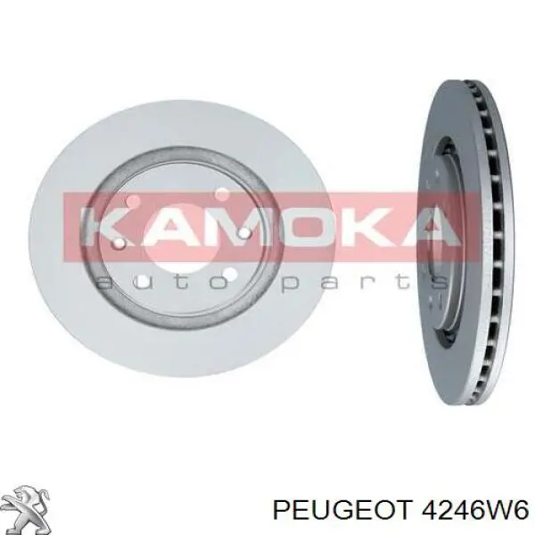 Тормоз дисковый передний Peugeot/Citroen 4246W6 цена, от 23.54 USD