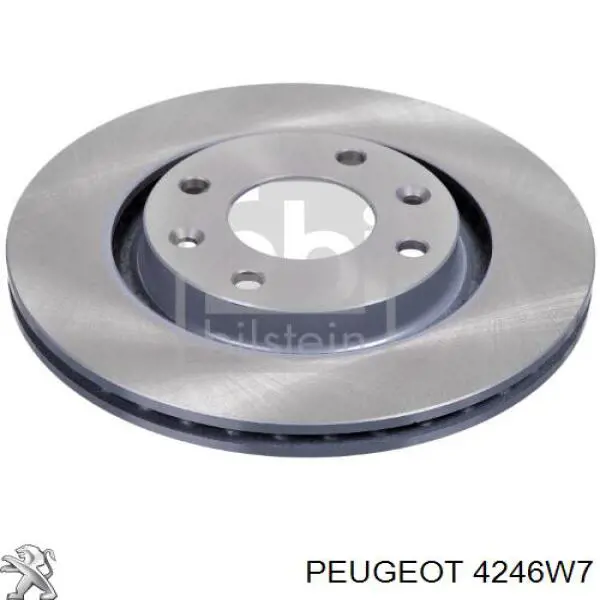 Тормоз дисковый передний Peugeot/Citroen 4246W7 цена, от 27.59 USD