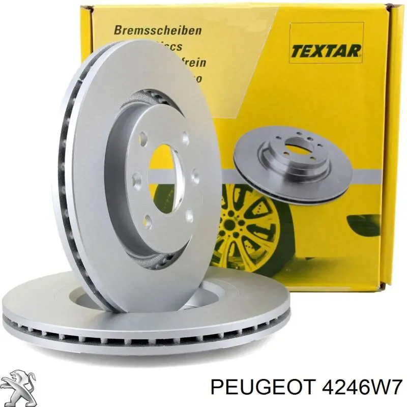Передний тормозной диск Peugeot/Citroen 4246W7