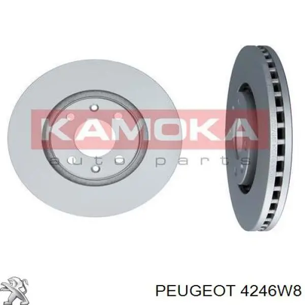 Тормоз дисковый передний Peugeot/Citroen 4246W8 цена, от 36.70 USD