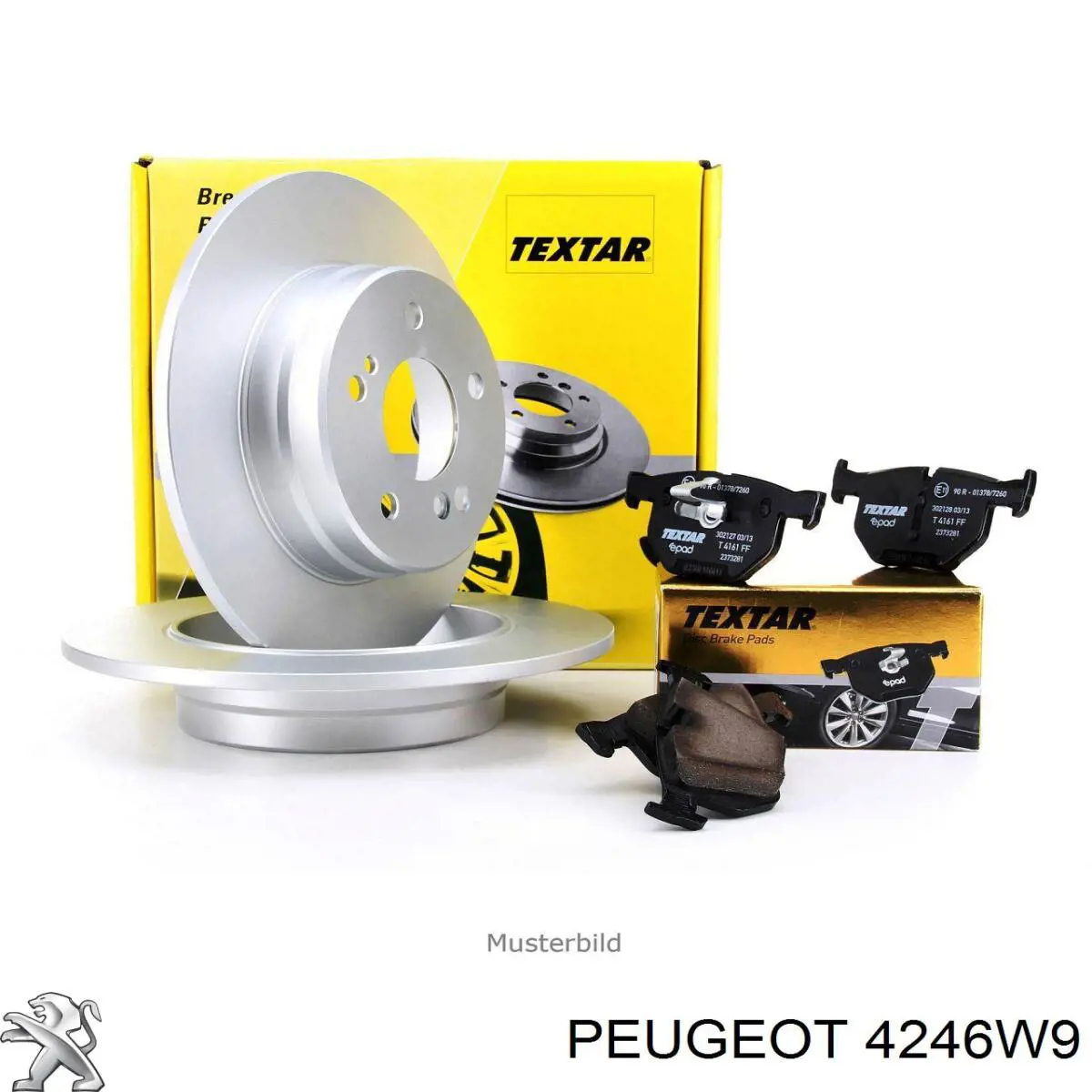 Тормозные диски 4246W9 Peugeot/Citroen
