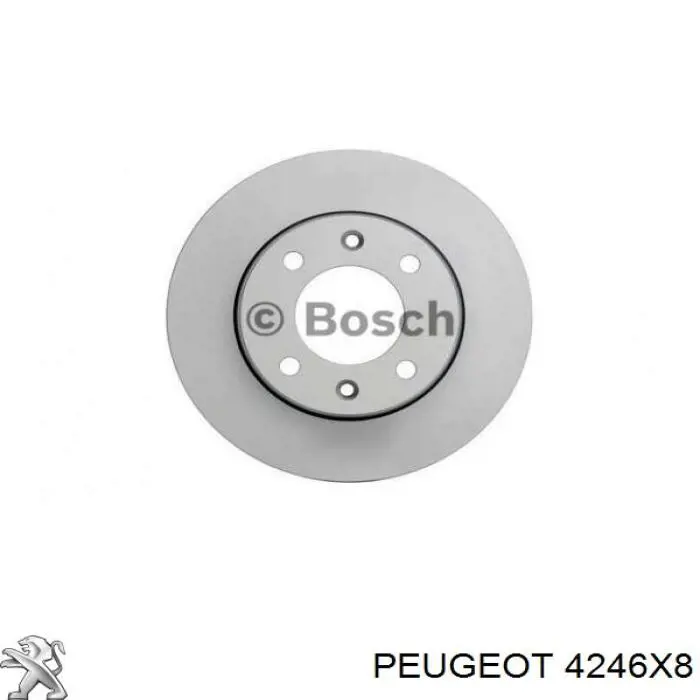 4246X8 Peugeot/Citroen Дисковый тормоз