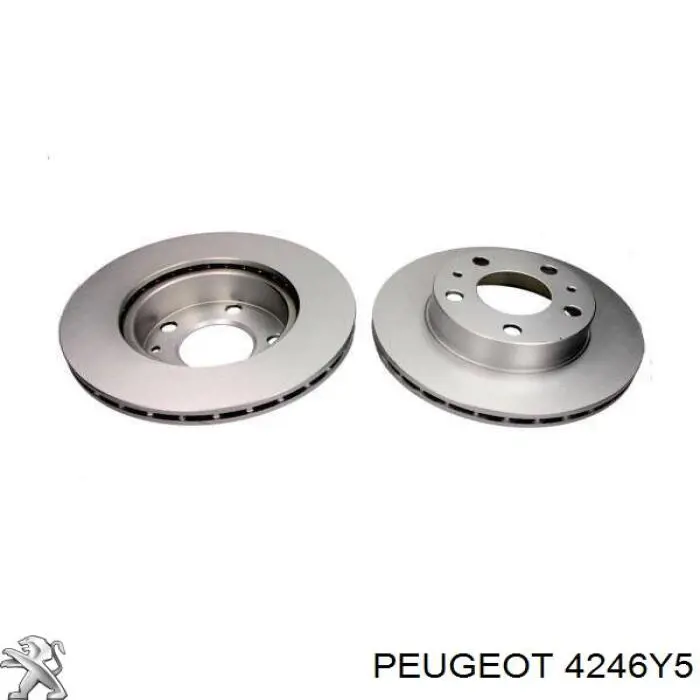 4246Y5 Peugeot/Citroen диск тормозной передний