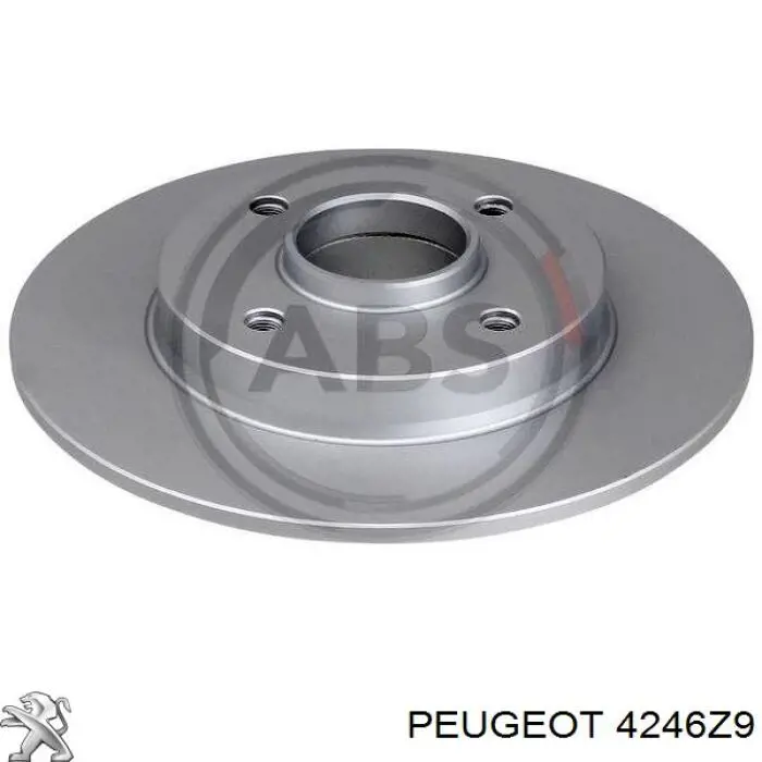 Купить 4246Z9 Peugeot/Citroen Диск тормозной задний