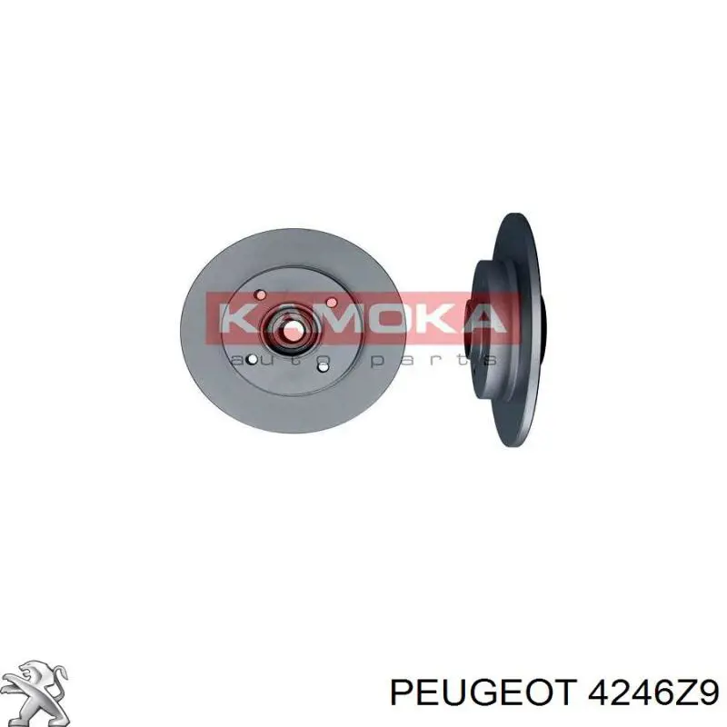 Тормозные диски 4246Z9 Peugeot/Citroen