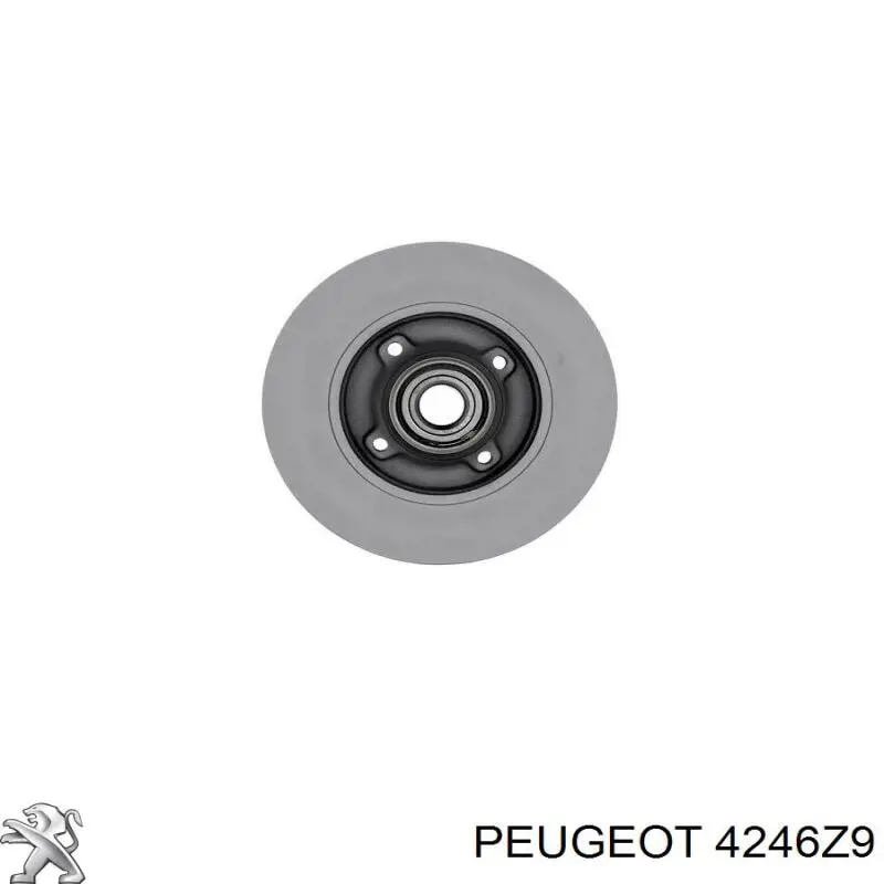 Задний дисковый тормоз Peugeot/Citroen 4246Z9