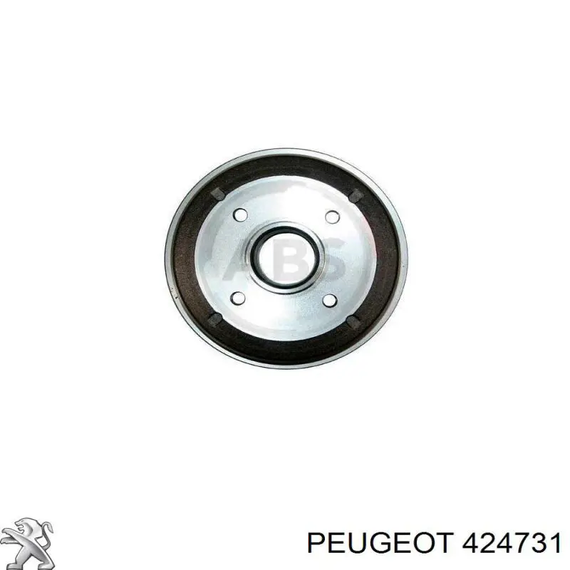 Барабан тормозной задний Peugeot/Citroen 424731 цена, от 24.44 USD