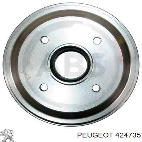 Купить 424735 Peugeot/Citroen Тормозной барабан