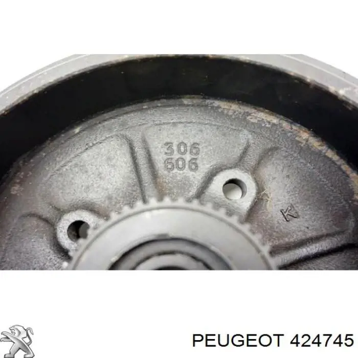 Тормозной барабан 424745 Peugeot/Citroen