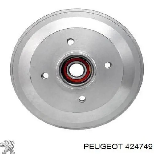 Барабан тормозной задний Peugeot/Citroen 424749 цена, от 59.92 USD
