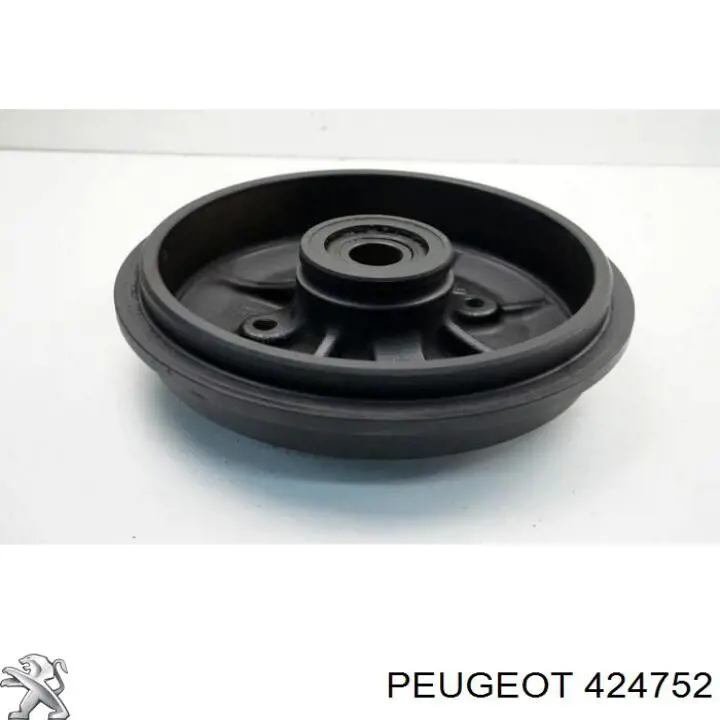 424752 Peugeot/Citroen барабан тормозной задний