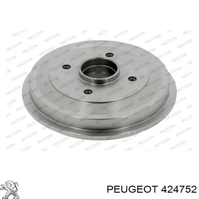 Купить 424752 Peugeot/Citroen Тормозной барабан