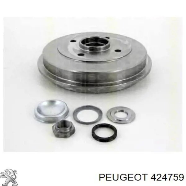 Барабан тормозной задний Peugeot/Citroen 424759 цена, от 160.55 USD