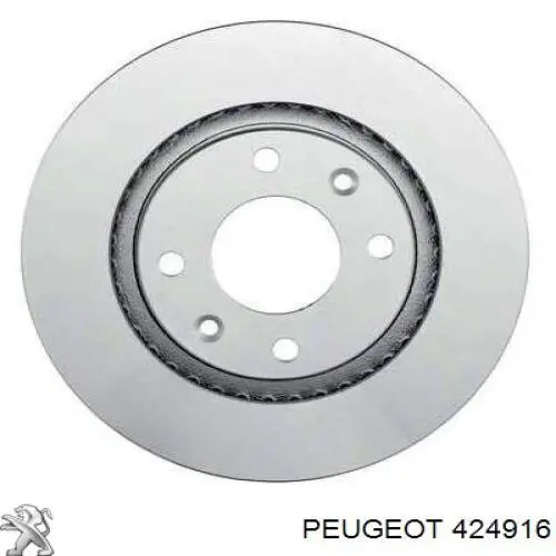 424916 Peugeot/Citroen Диск тормозной передний
