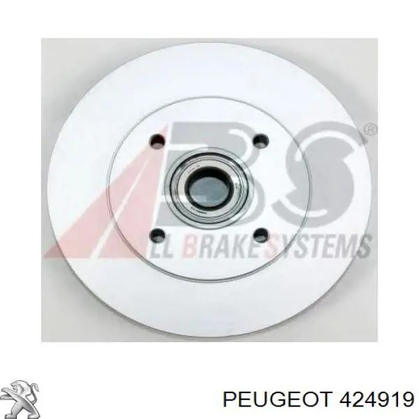 424919 Peugeot/Citroen Дисковый тормоз