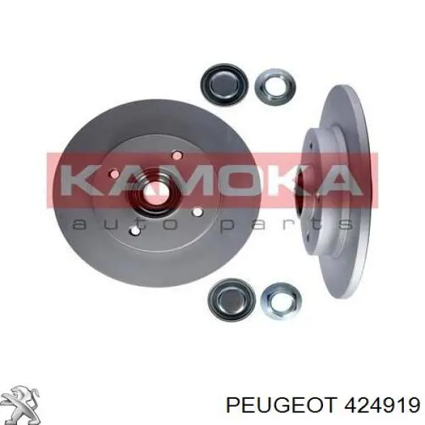 Купить 424919 Peugeot/Citroen Диск тормозной задний