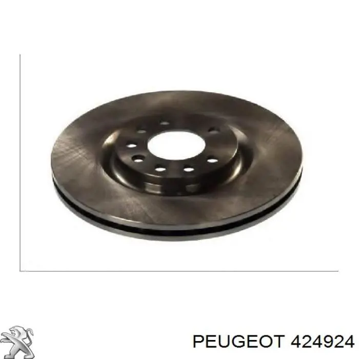 Передние тормозные диски 424924 Peugeot/Citroen